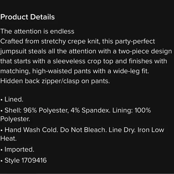 Lulus Only Tonight Hot Pink Two-Piece Wide-Leg Jumpsuit Size Medium - Picture 5 of 12